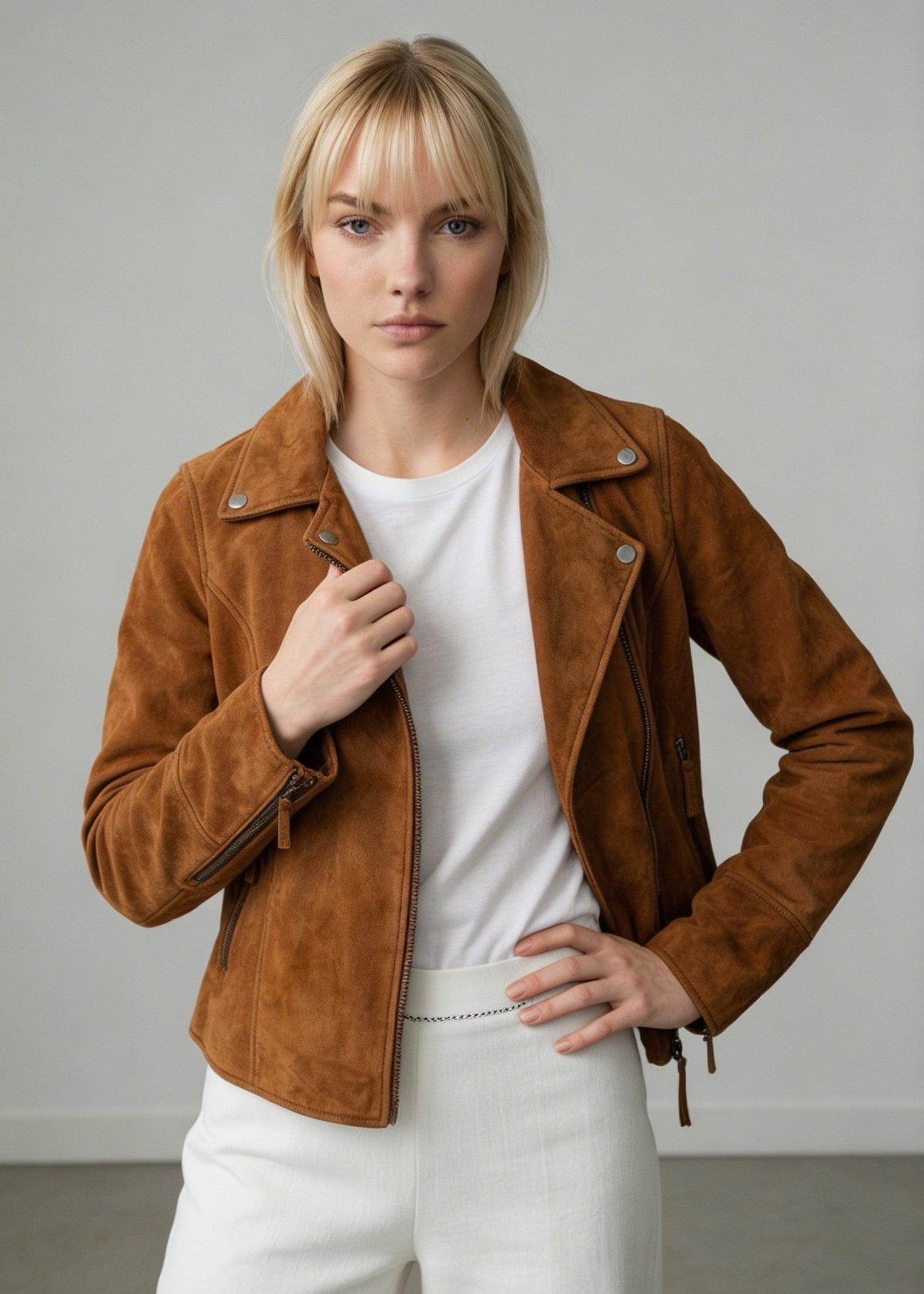 Chaqueta Aura Gamuza Suela