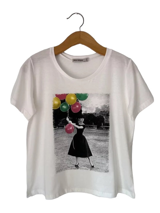 Polera Balloons Blanco