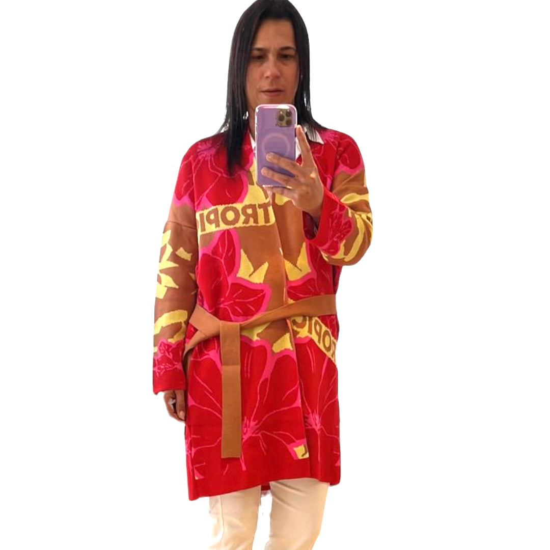 Kimono Tropical Rojo