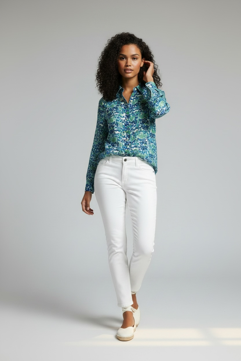 Camisa Atenas Petal Blue