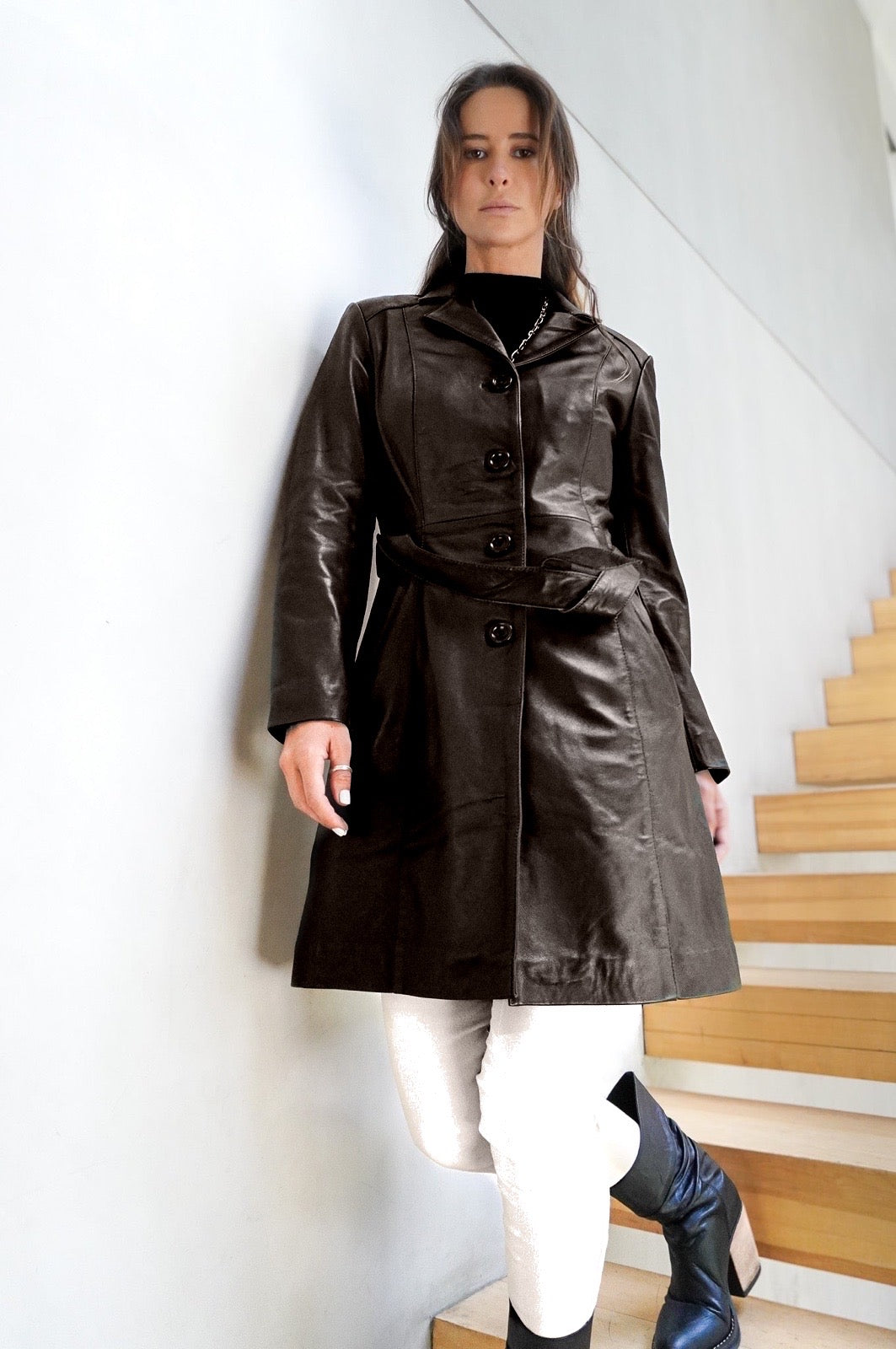 Trench Dionisia Negro