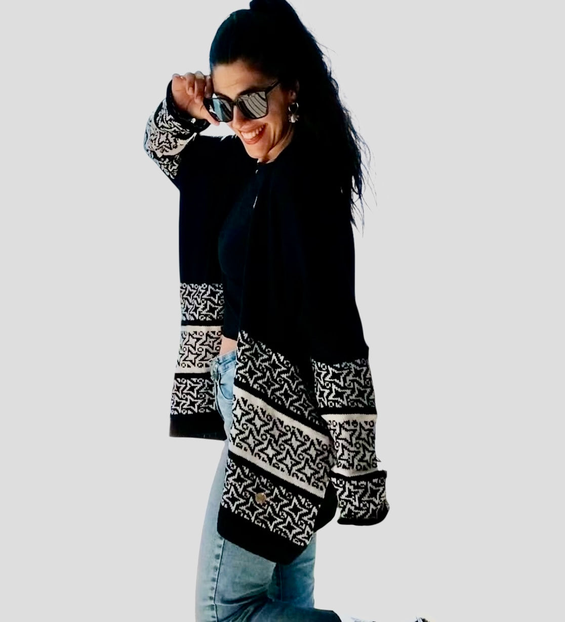 Chaleco Estrellas Negro