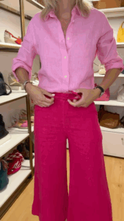 Camisa Zante Pink Hydrangea