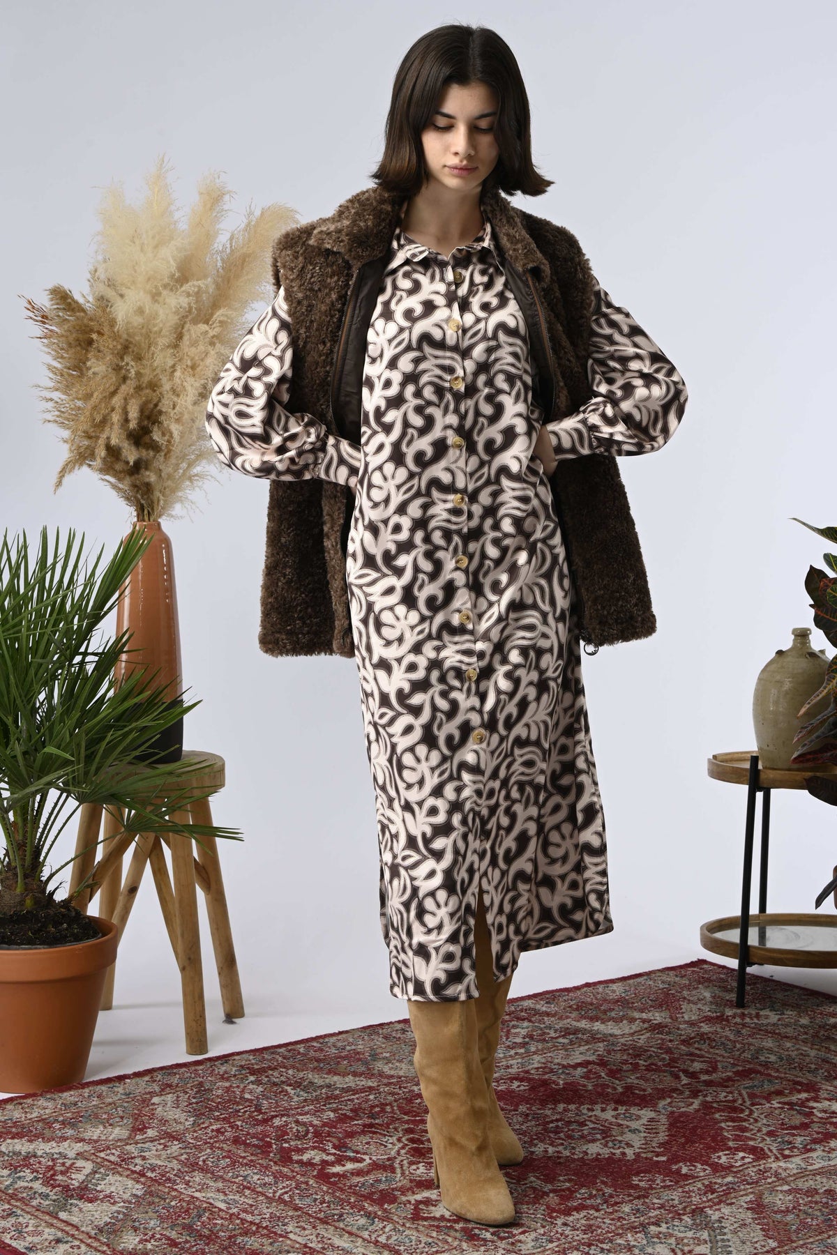 Chaleco Woody Chocolate