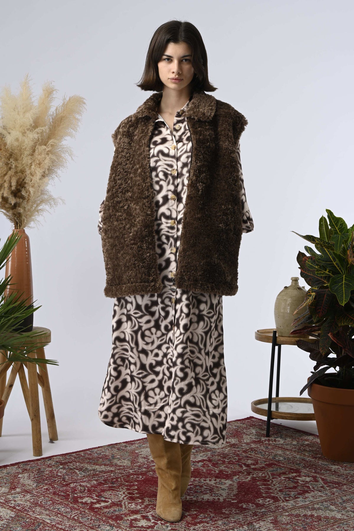 Chaleco Woody Chocolate