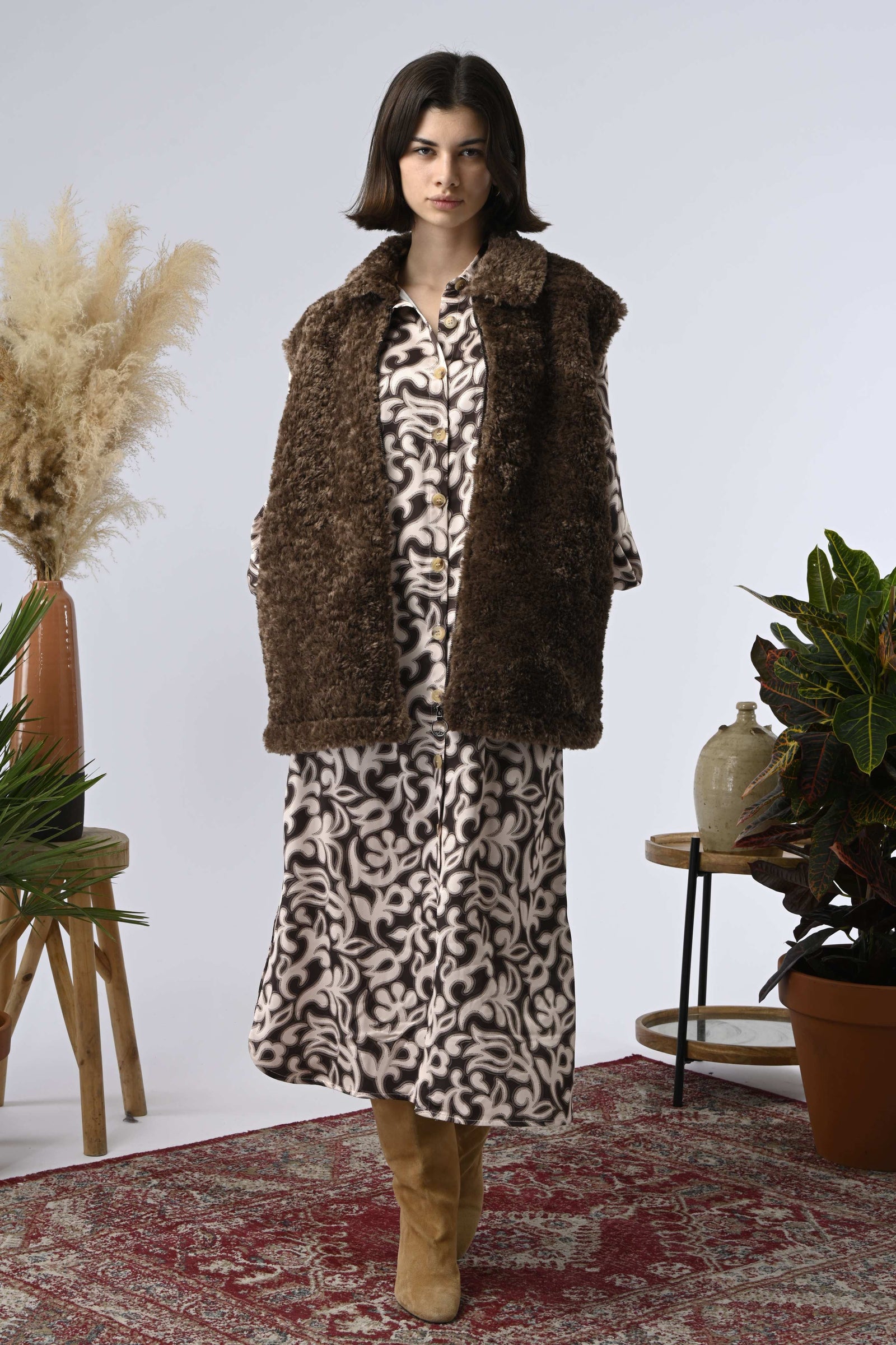 Chaleco Woody Chocolate