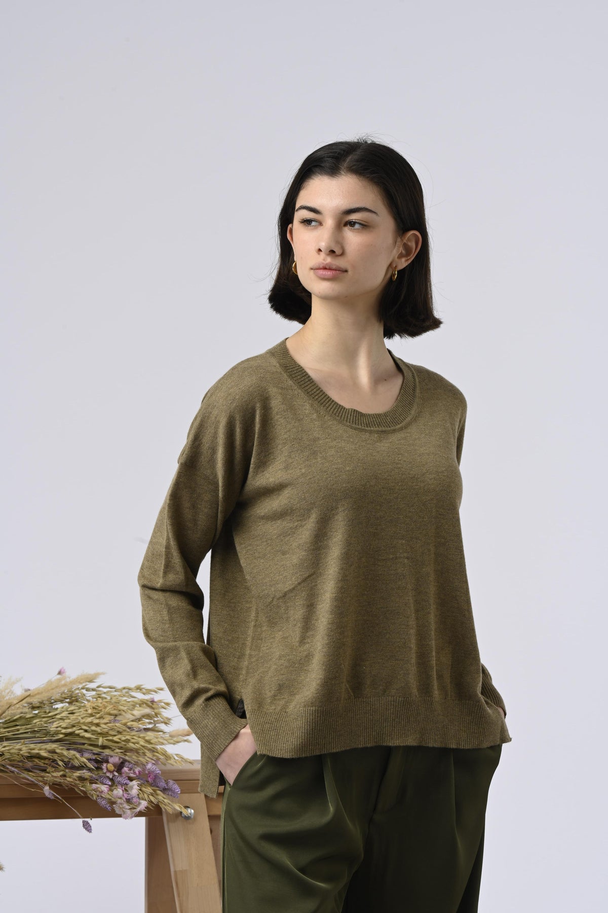 Sweater Isla Chocolate