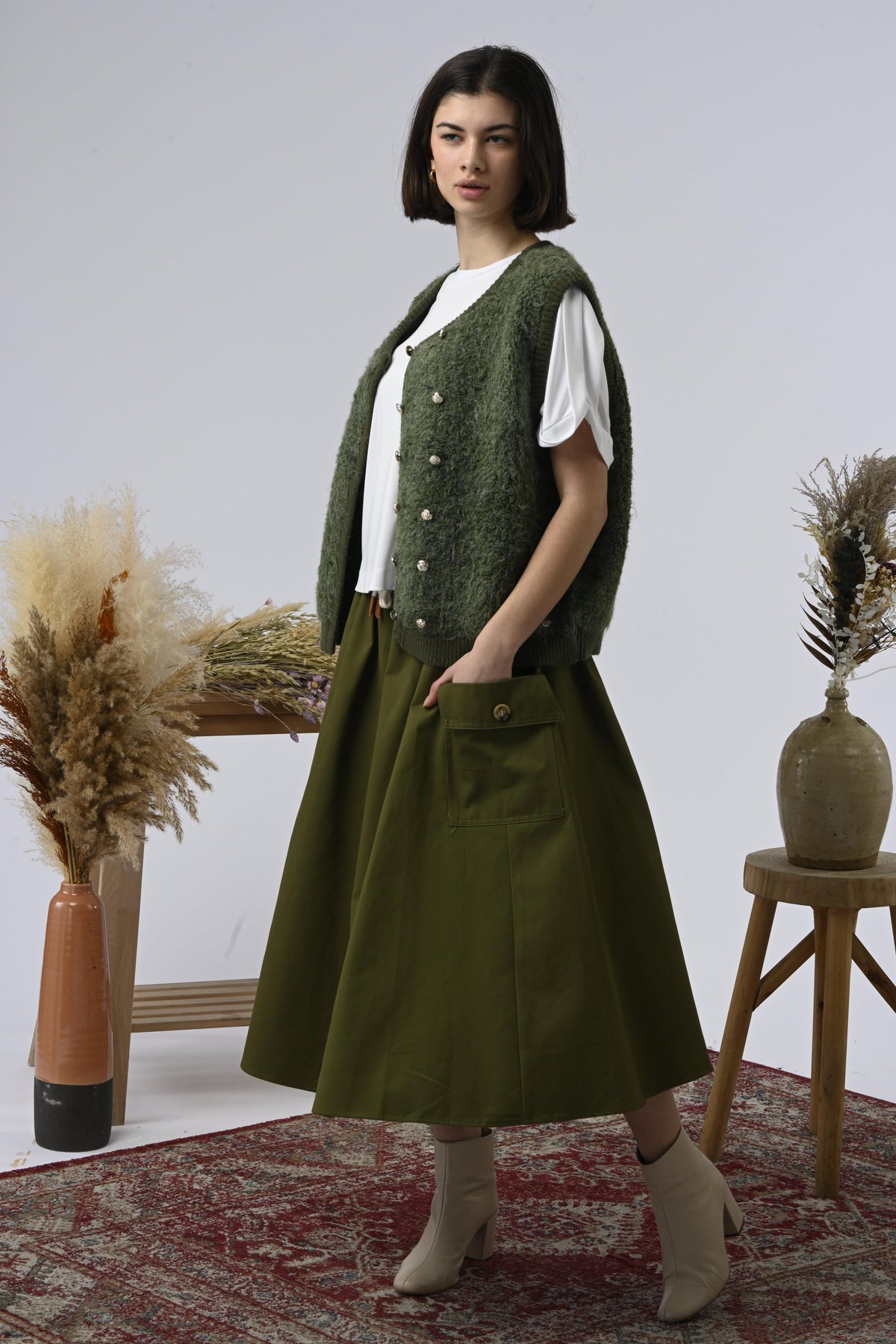 Chaleco Cabaret Kaki