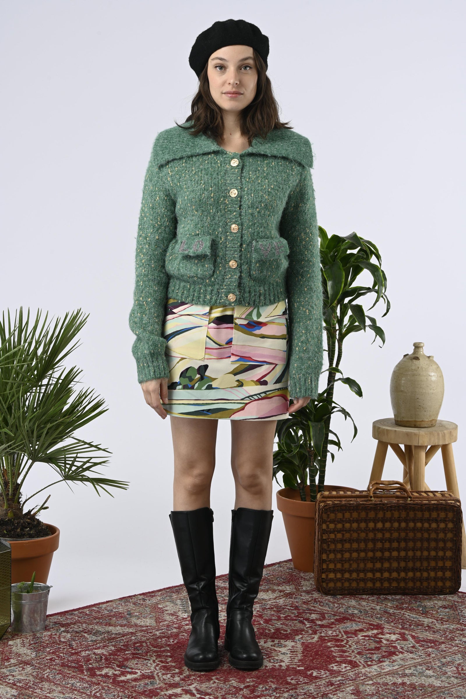 Cardigan Koline Verde