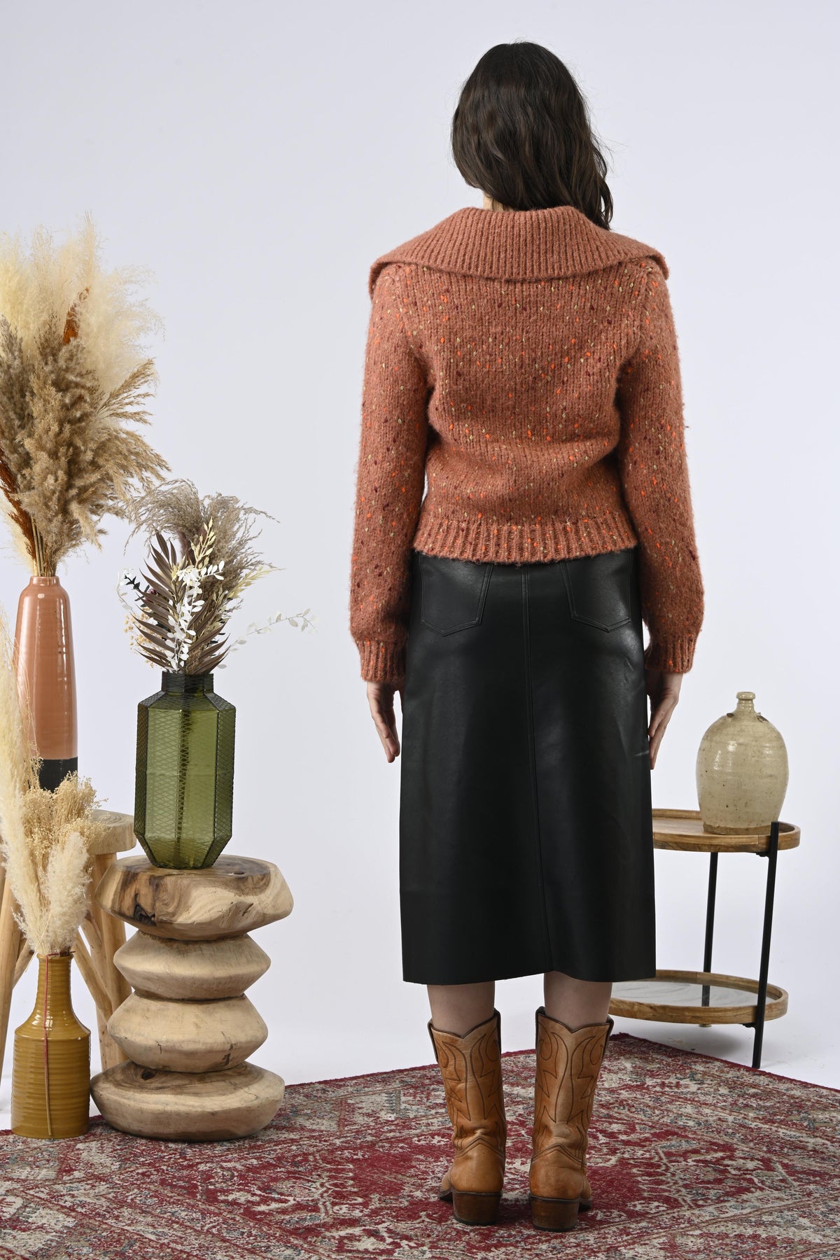 Cardigan Koline Ladrillo