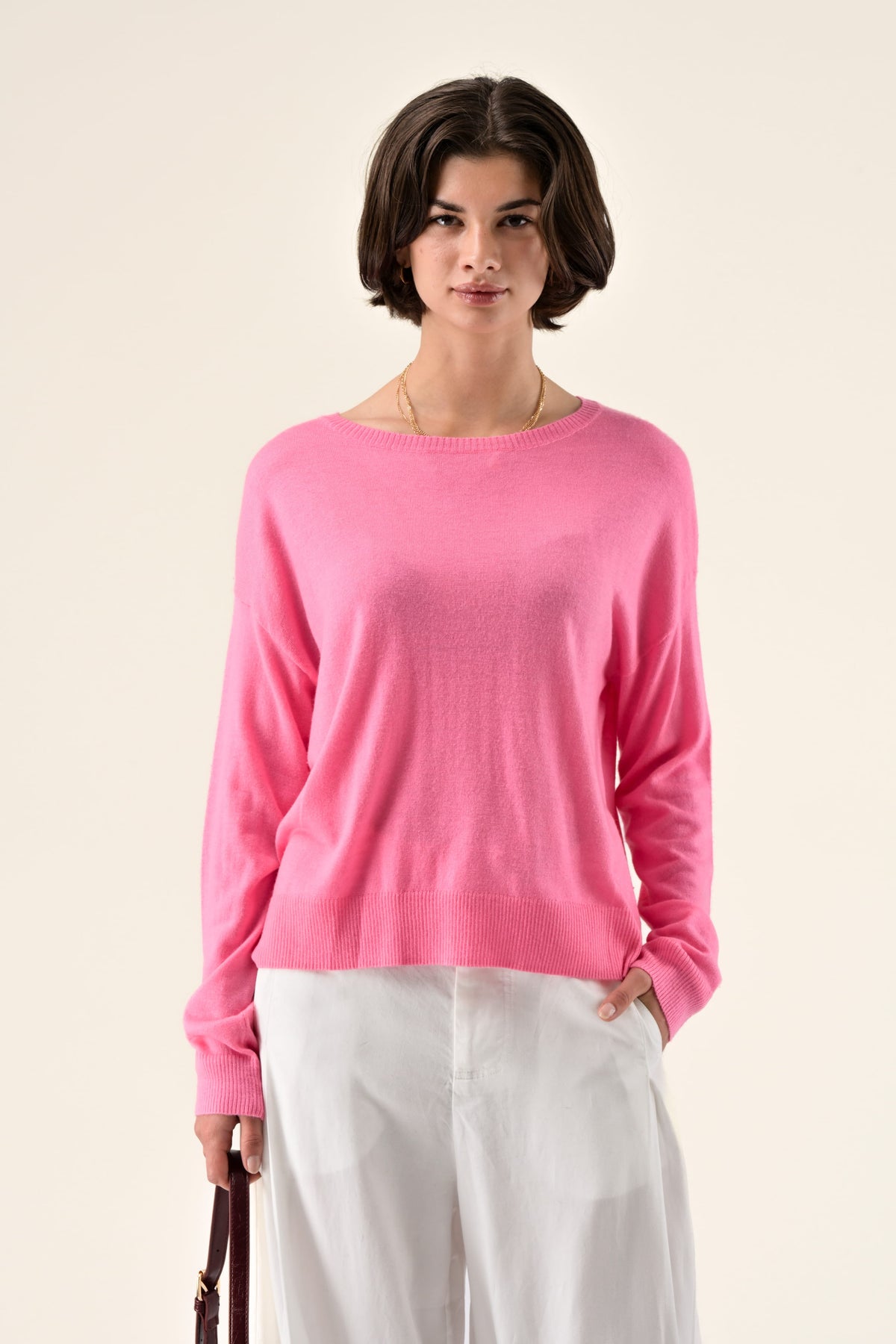 Sweater Aselya Pink