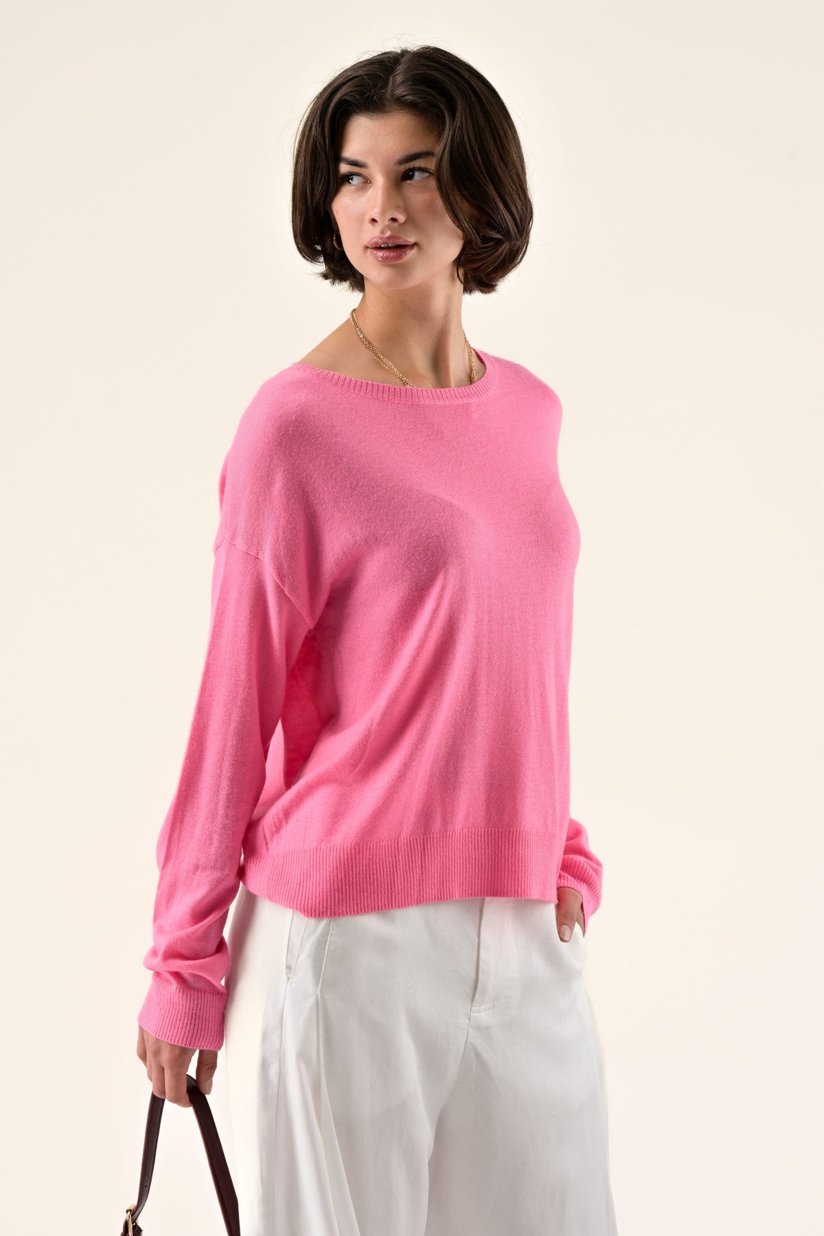 Sweater Aselya Pink