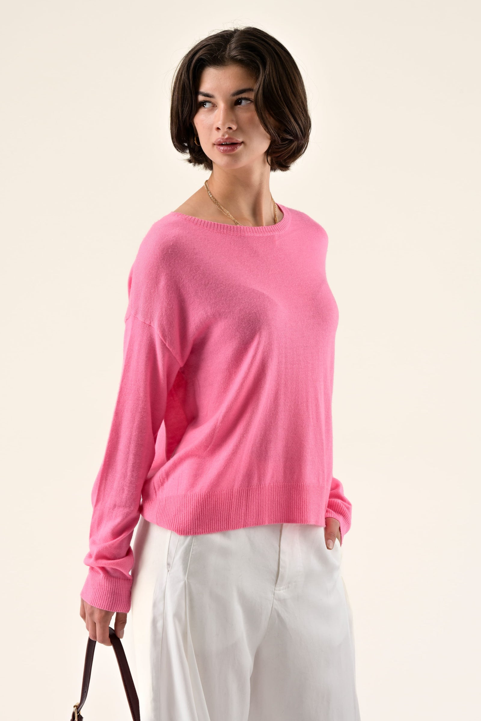Sweater Aselya Pink