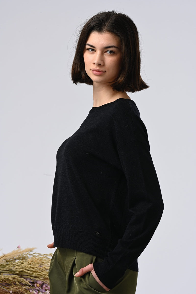 Sweater Aselya Negro