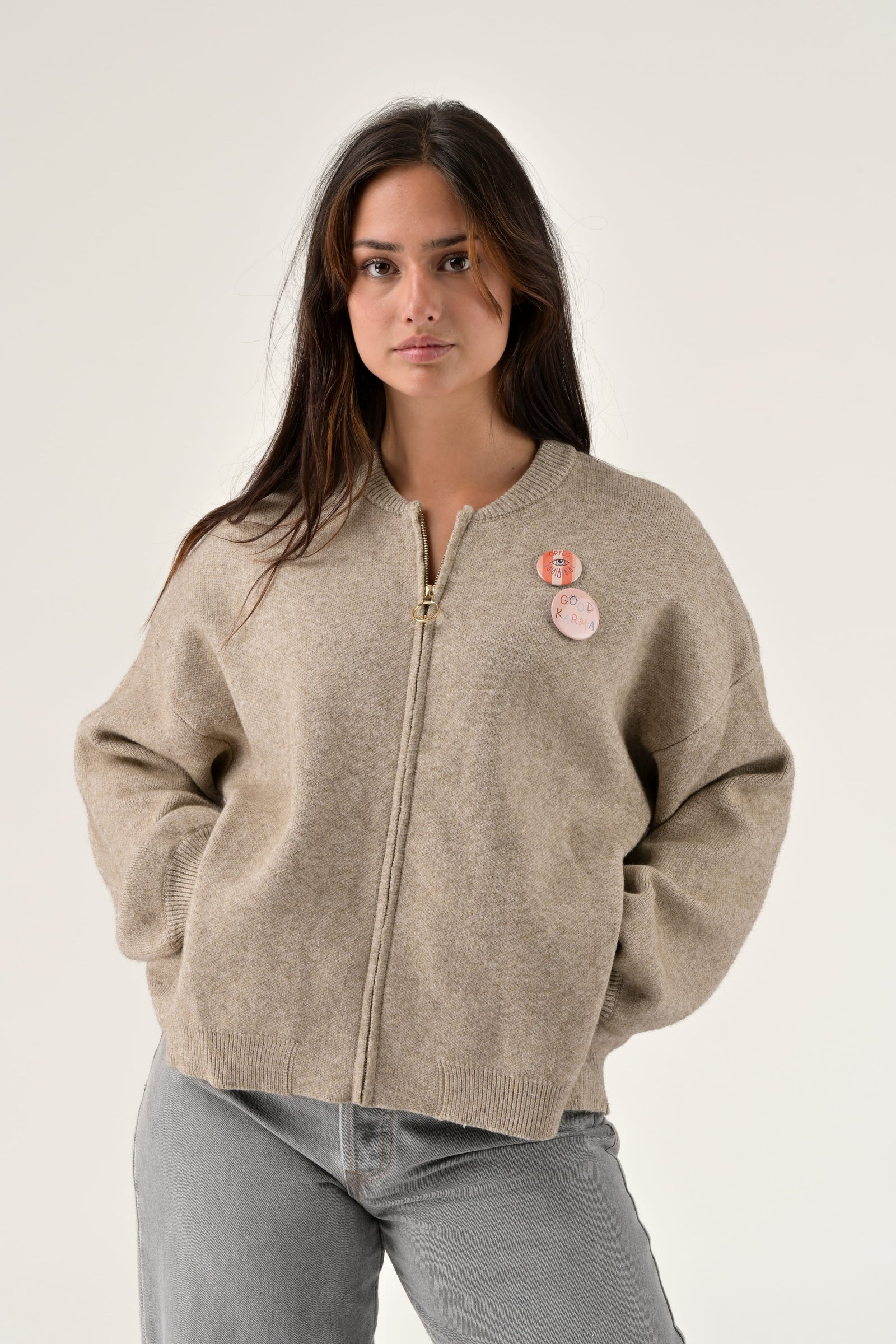 Cardigan Marcelle Beige