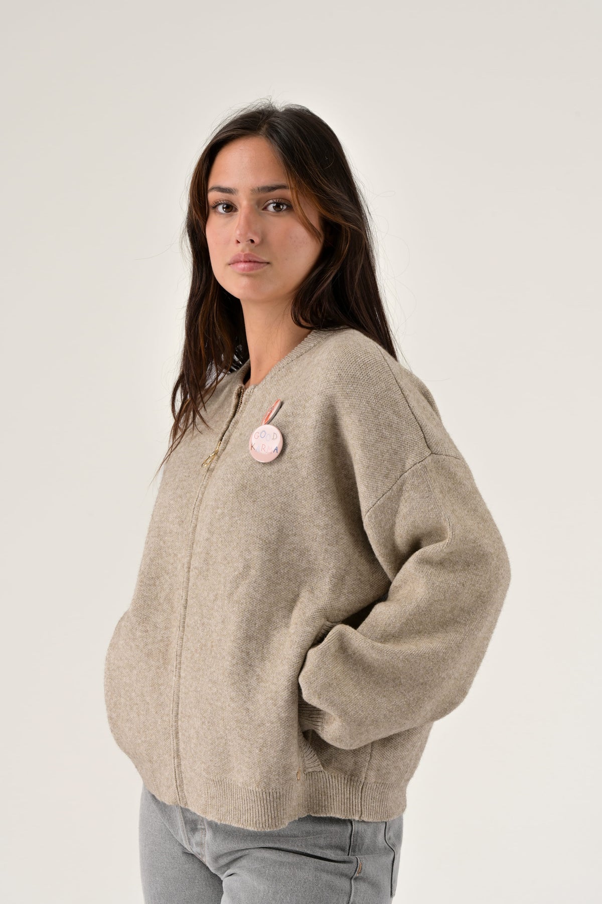 Cardigan Marcelle Beige