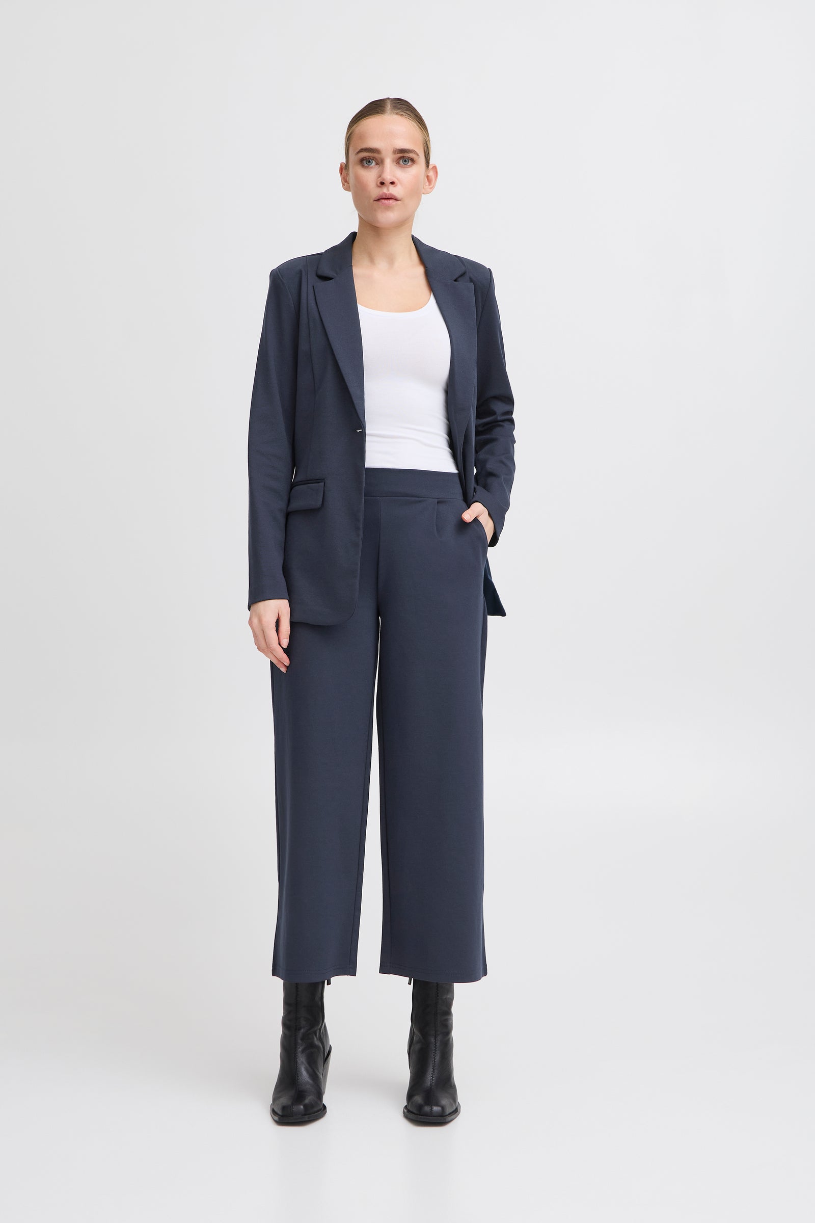 Pantalon Kate Ancho Azul Marino