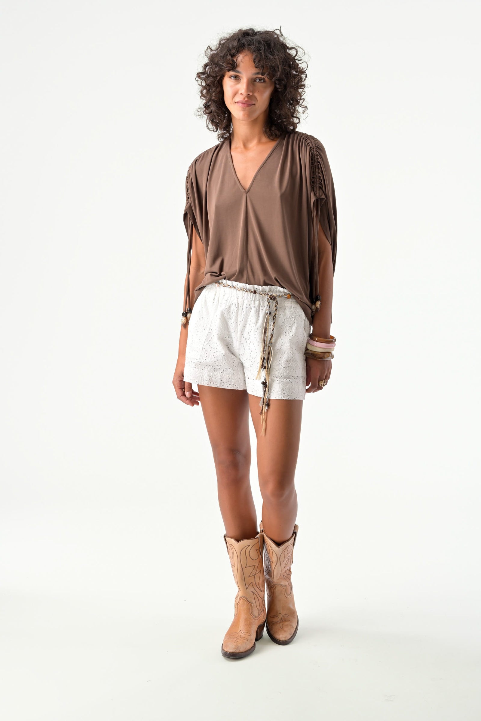 Polera Louka Chocolate