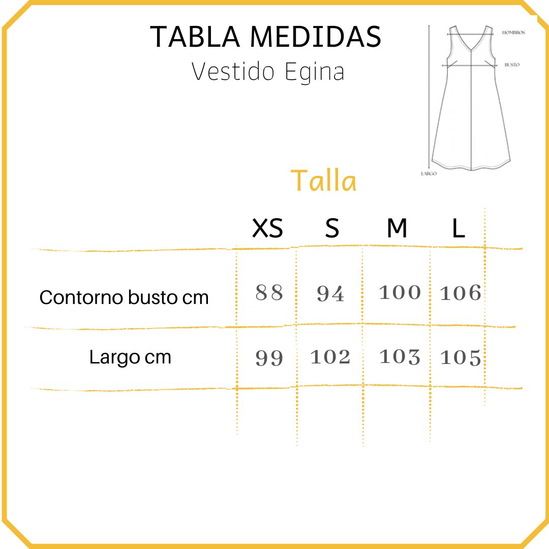 Vestido Egina  Negro