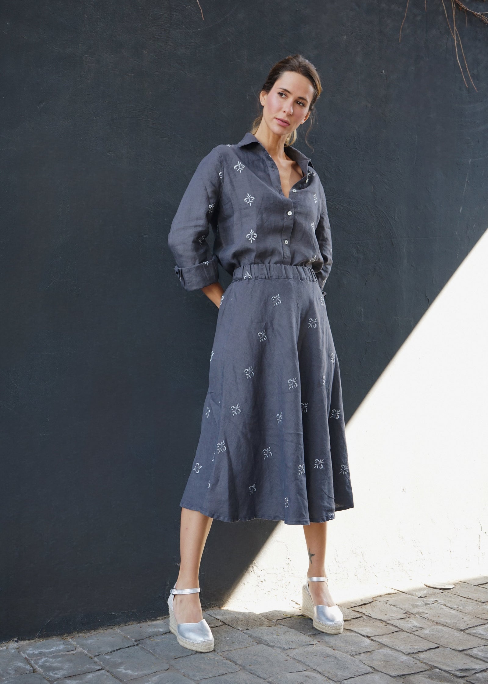 Falda Samos Gris Iron