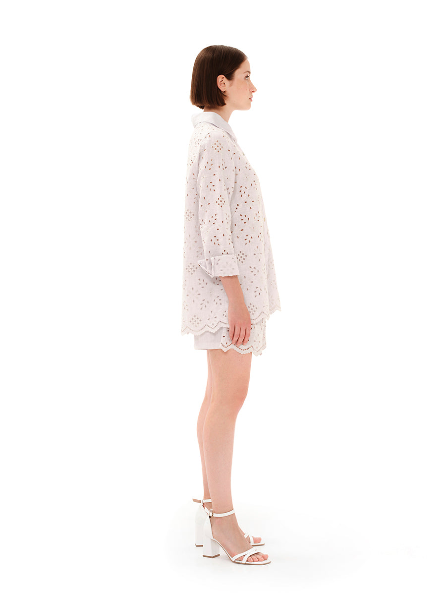 Camisa Milos Off White