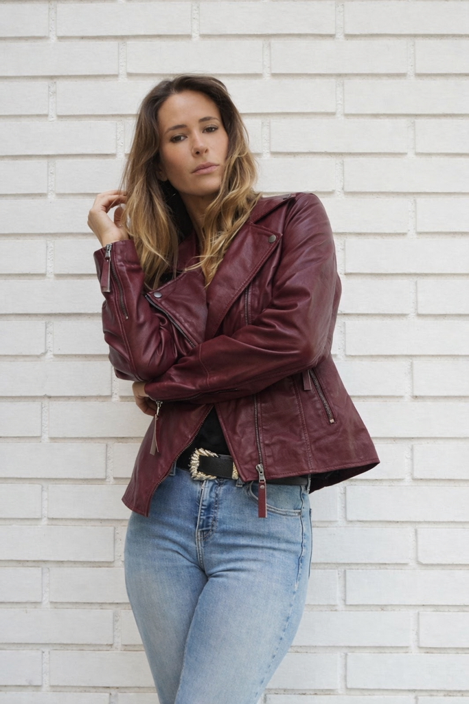 Chaqueta Aura Bordo
