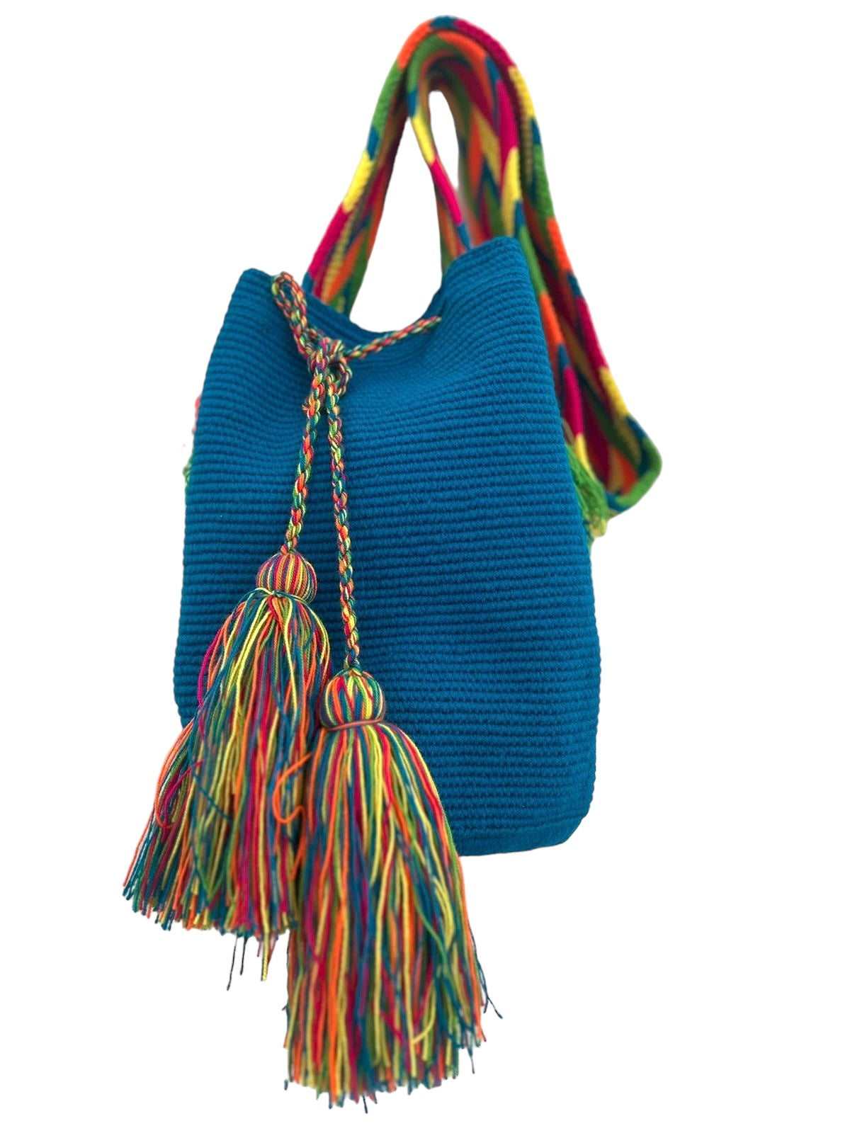 Bandolera Wayuu Azul