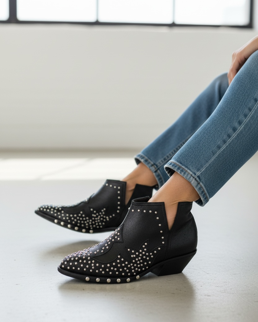 Benita Negro Tachas