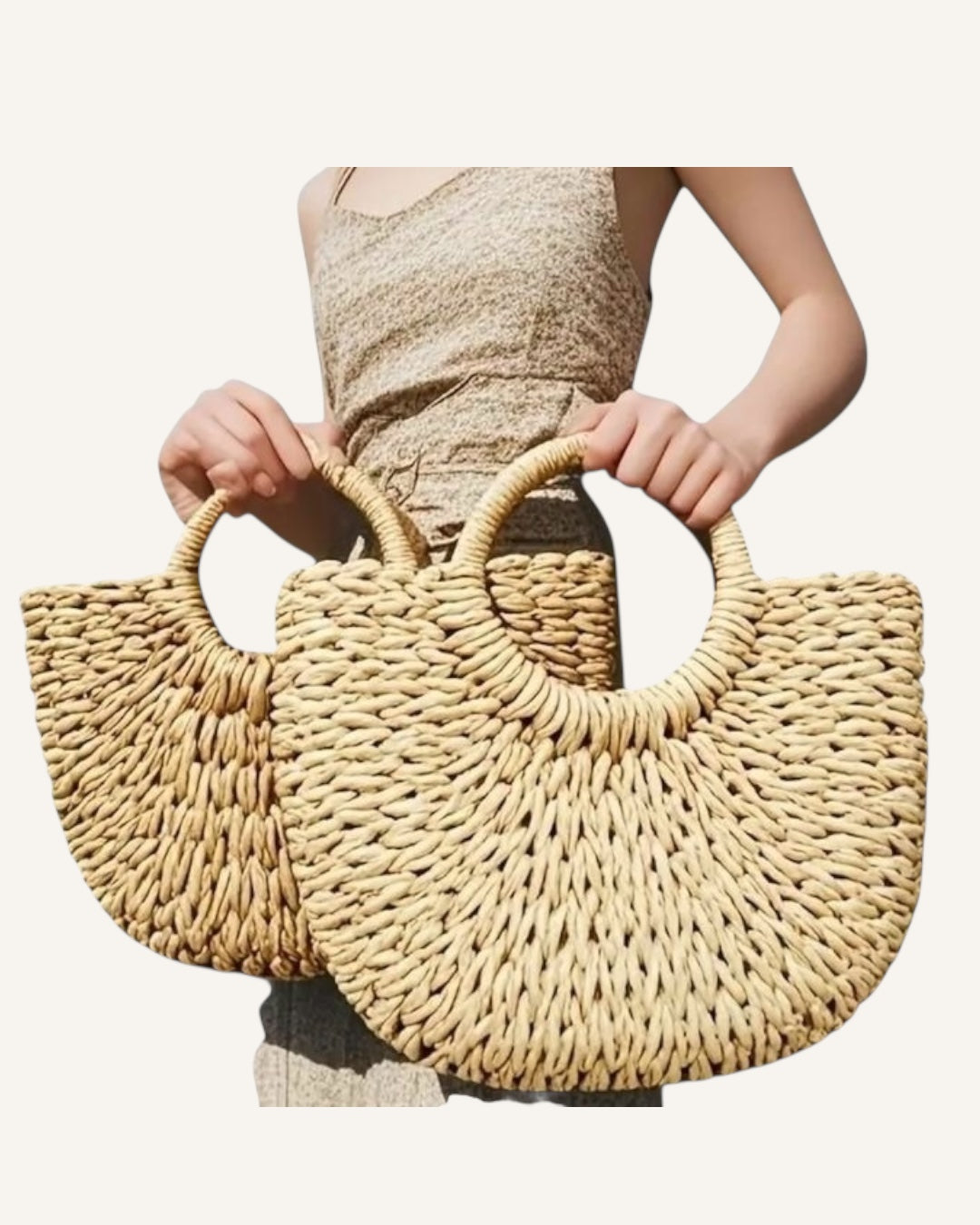 Cartera Chloe Beige Small