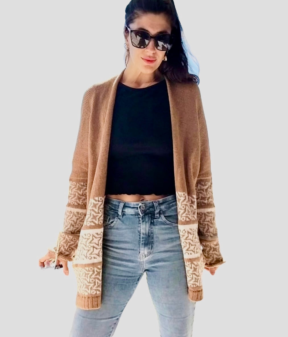 Chaleco Estrellas Beige