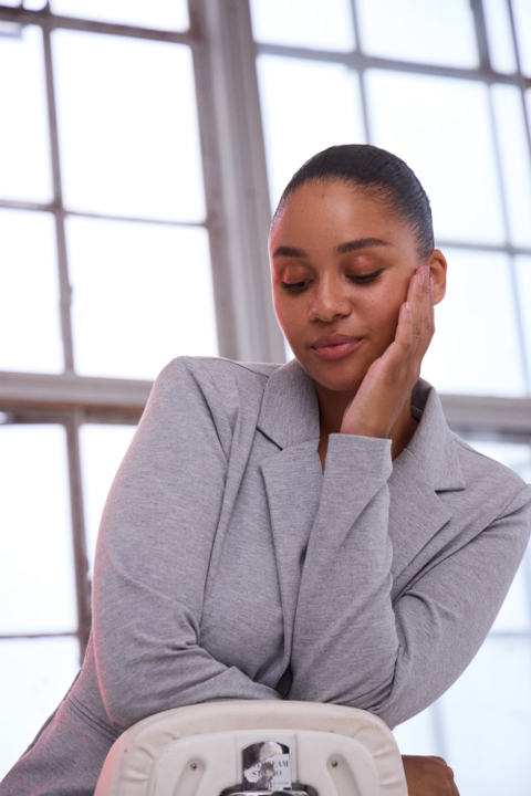 Blazer Kate Gris Melange