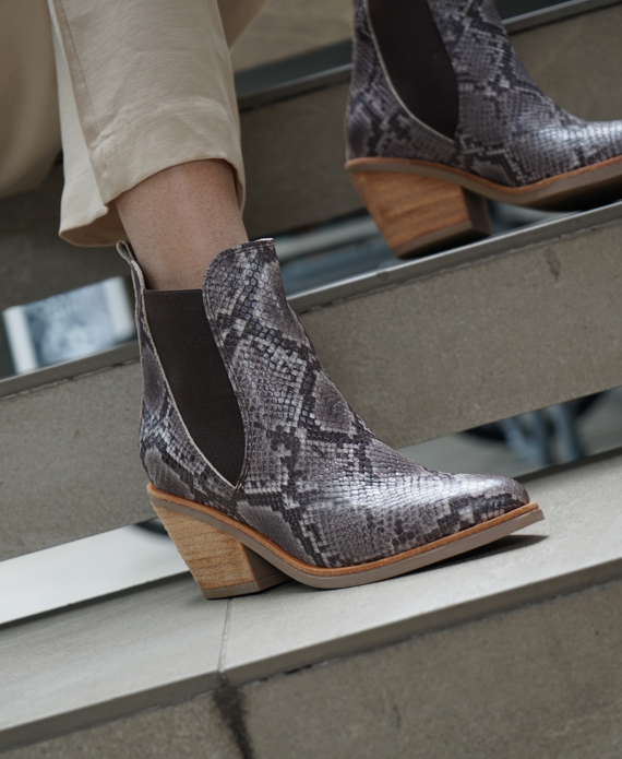 Savage Reptil Beige - Negro - Outlet