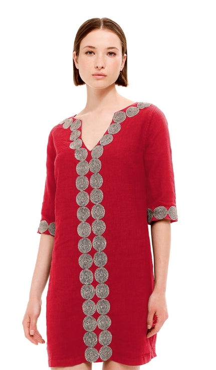 Vestido Amorgos Strawberry