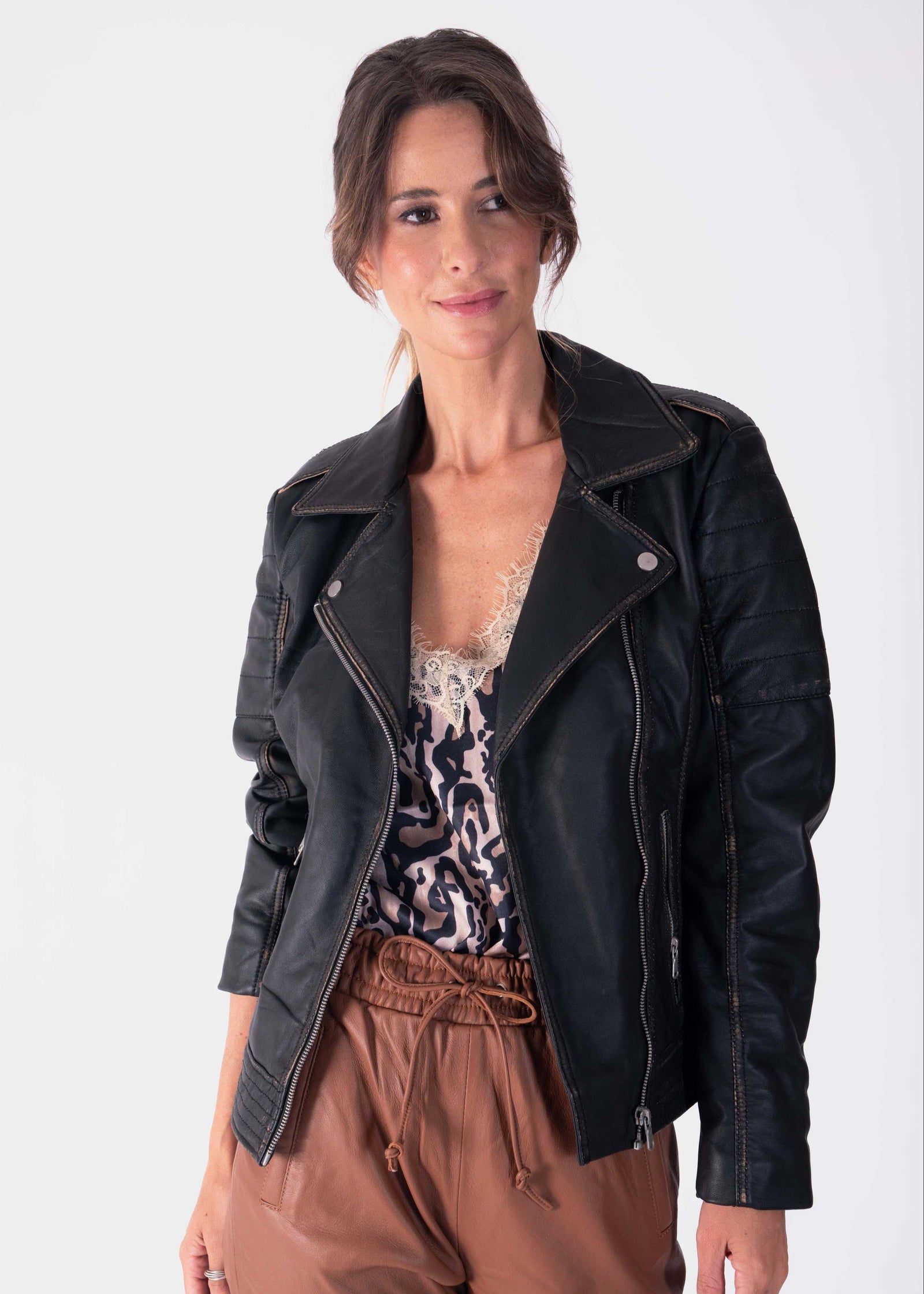 Chaqueta Julia Negro Vintage