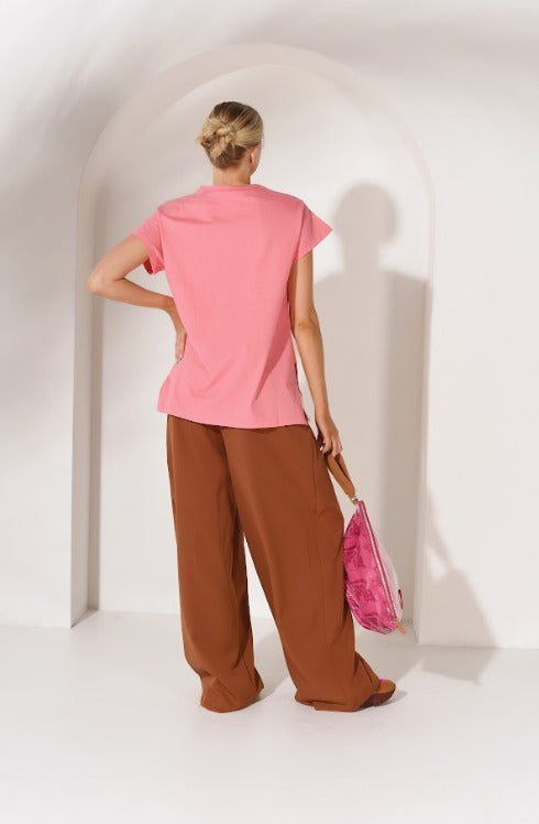 Polera Tropical Coral