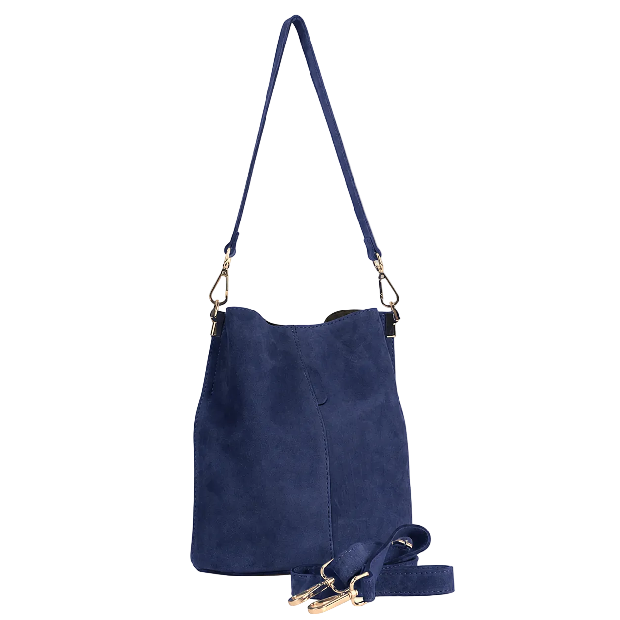 Cartera Chiara Gamuza Azul