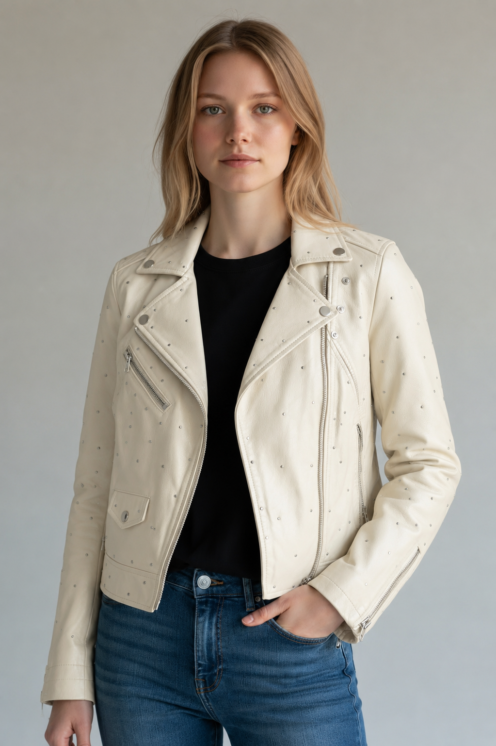 Chaqueta Star Off White
