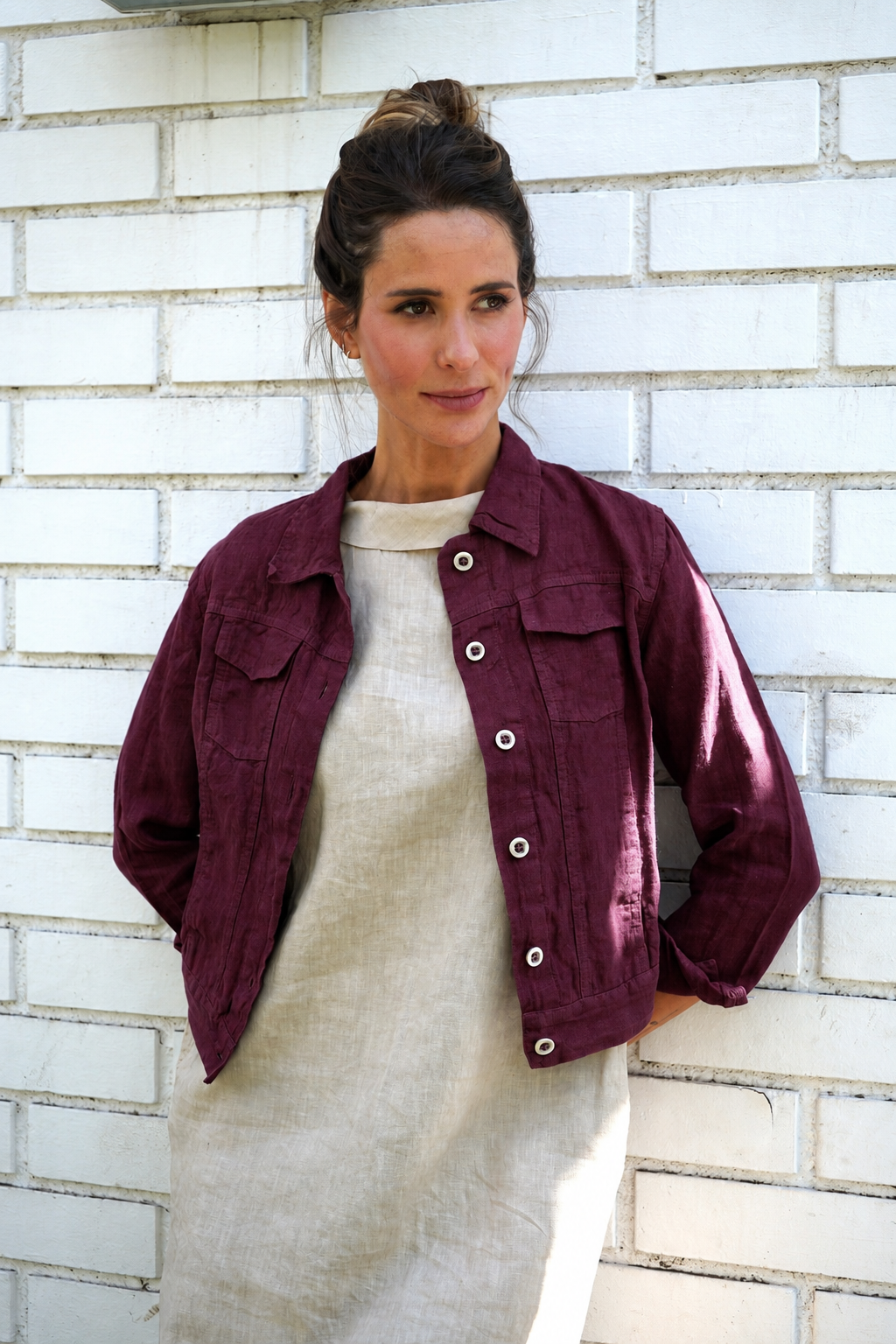 Chaqueta Creta Sangria