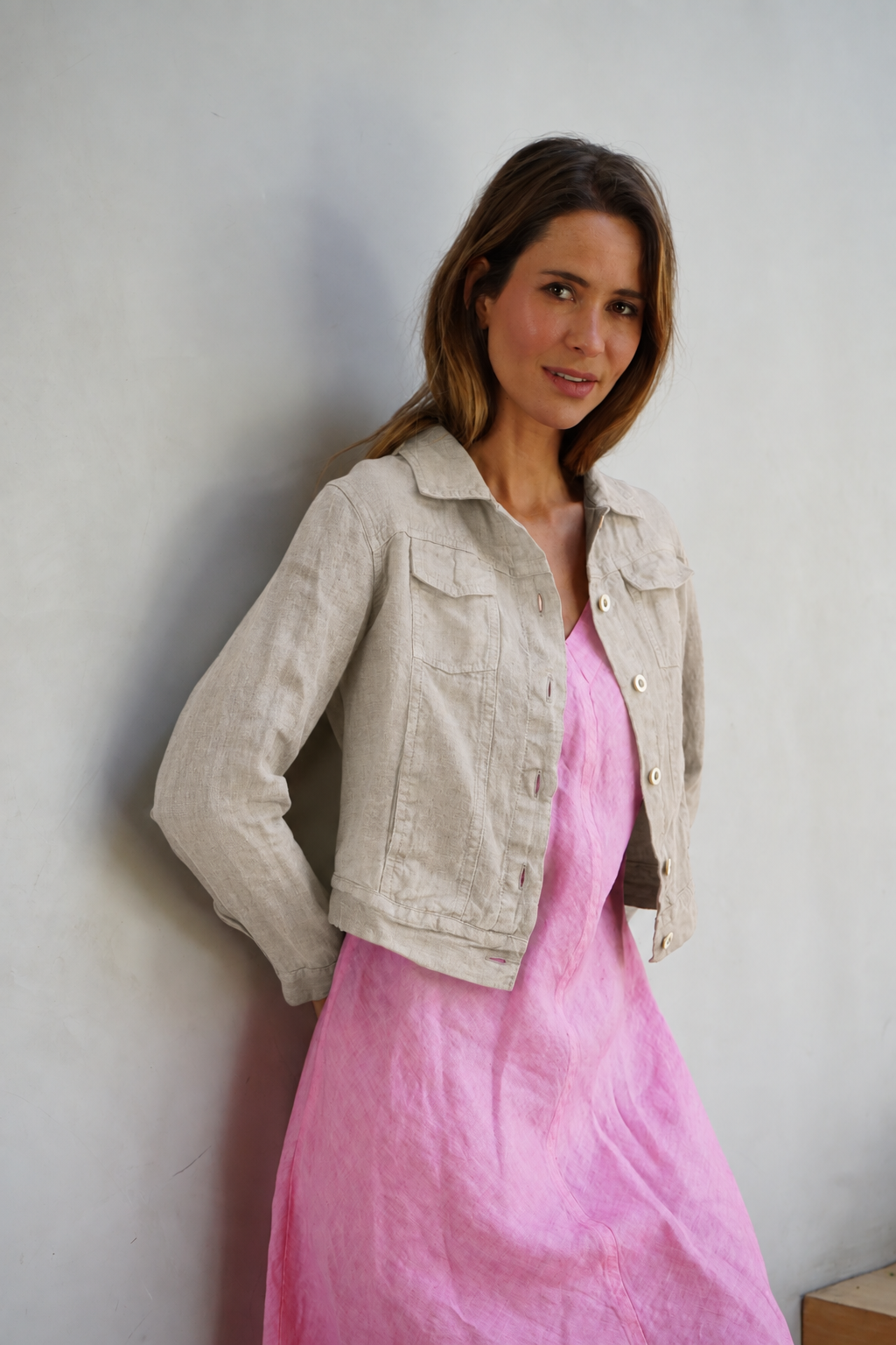 Chaqueta Creta Beige Beach Sand