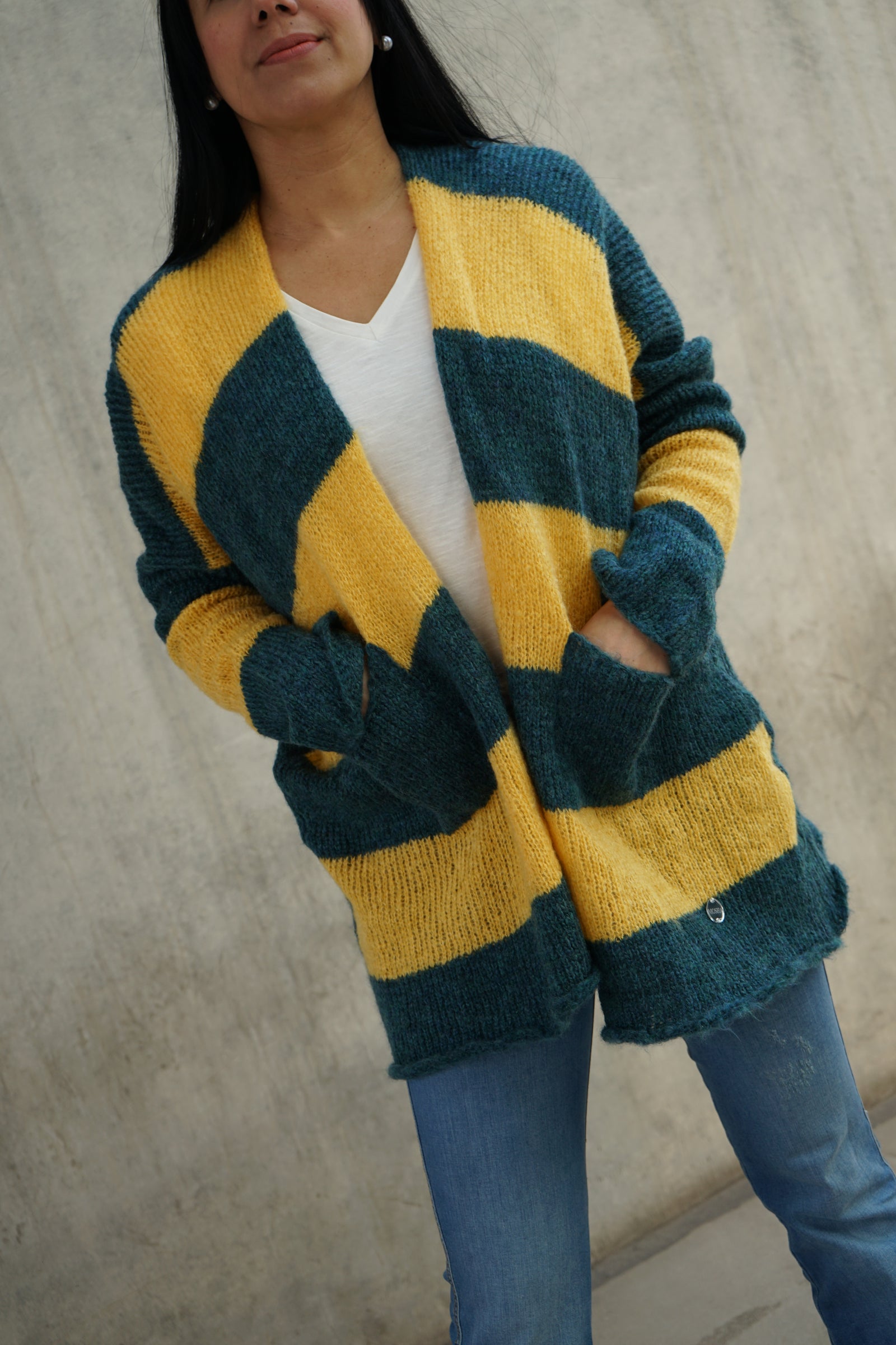 Chaleco Magnifico Verde - Amarillo