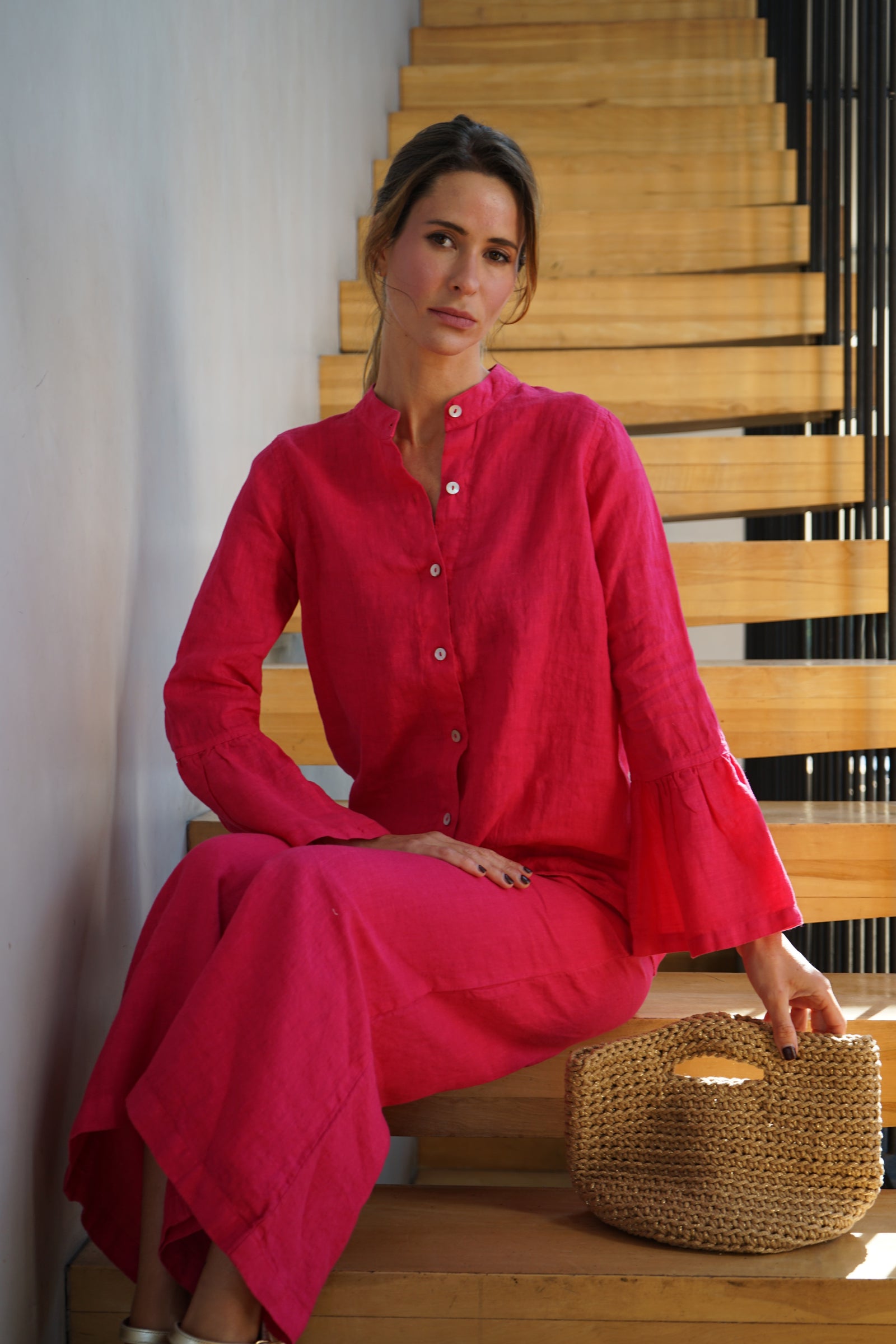 Camisa Patmos Fucsia