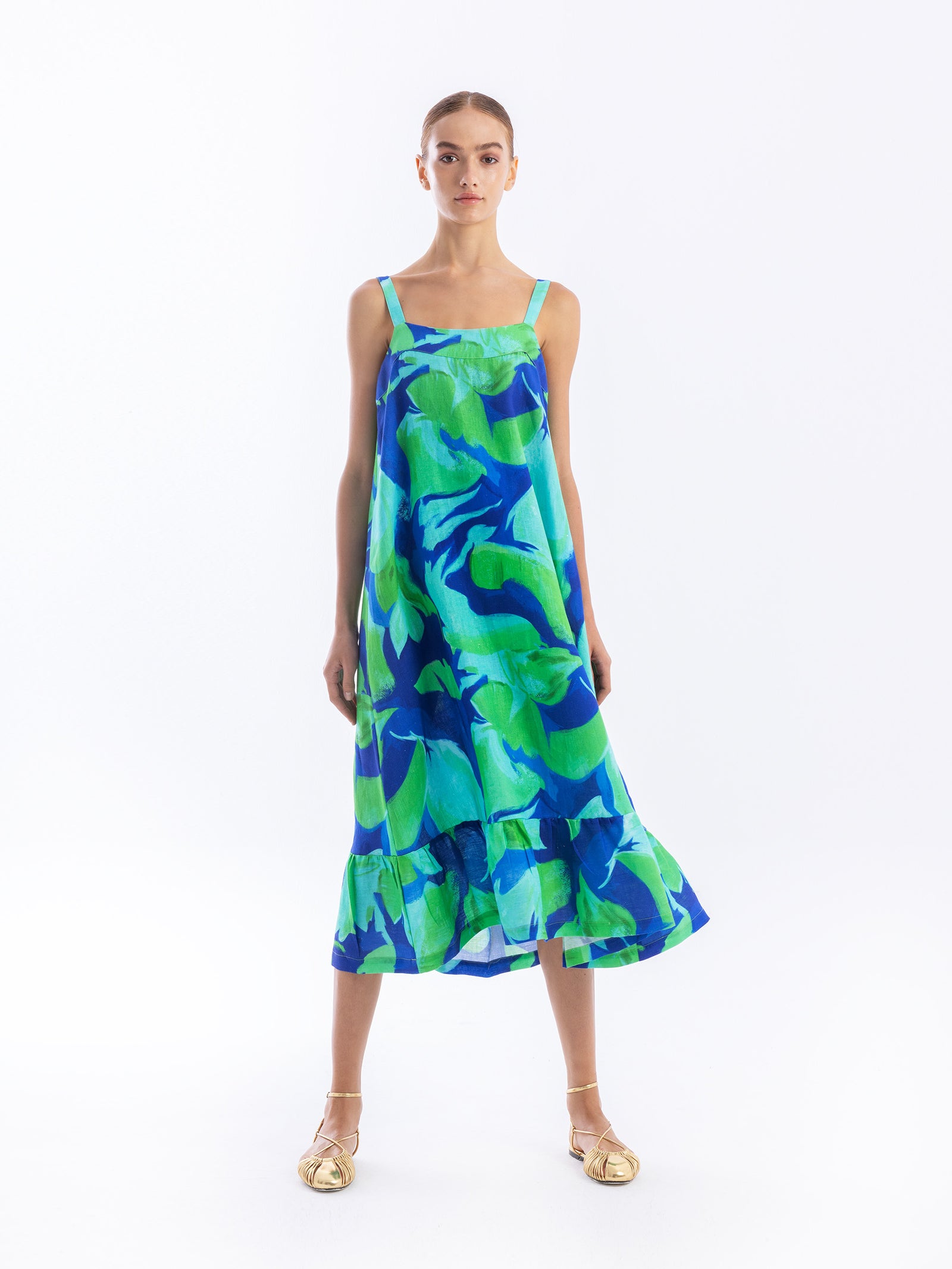 Vestido Donusa Blue Lagoon