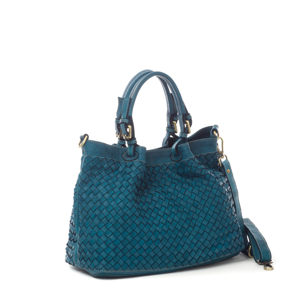 Cartera Liguria Teal