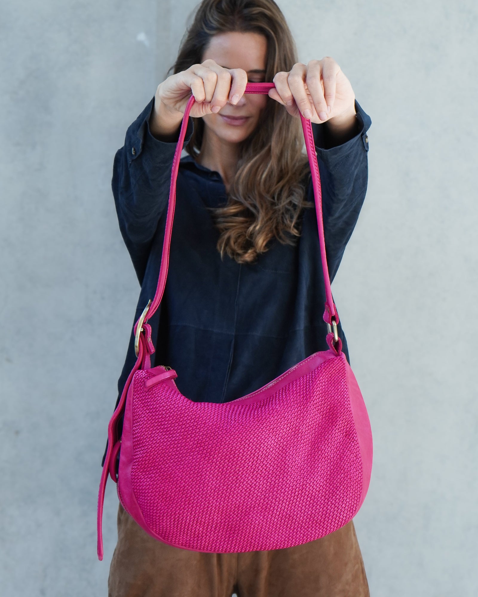 Cartera Kelly Fucsia