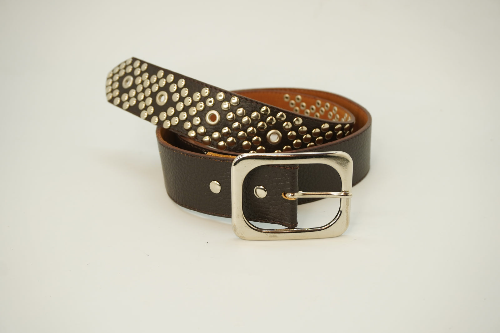 Cinturon Puntas Chocolate