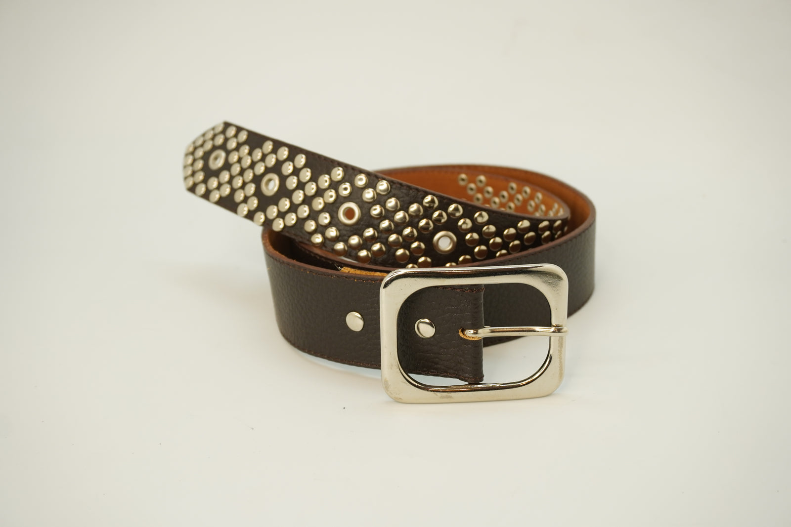 Cinturon Puntas Chocolate