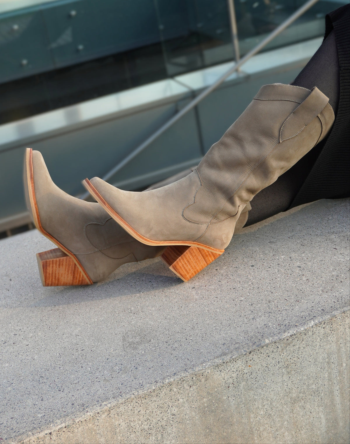 Carolina Gamuza Verde Salvia