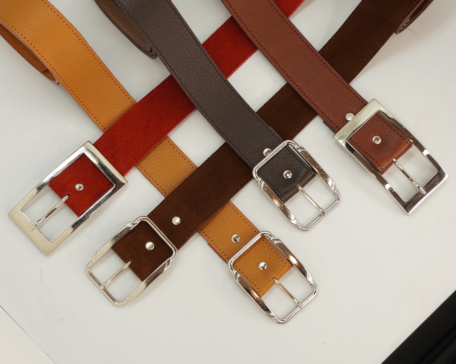 Cinturon Mary Gamuza Cherry