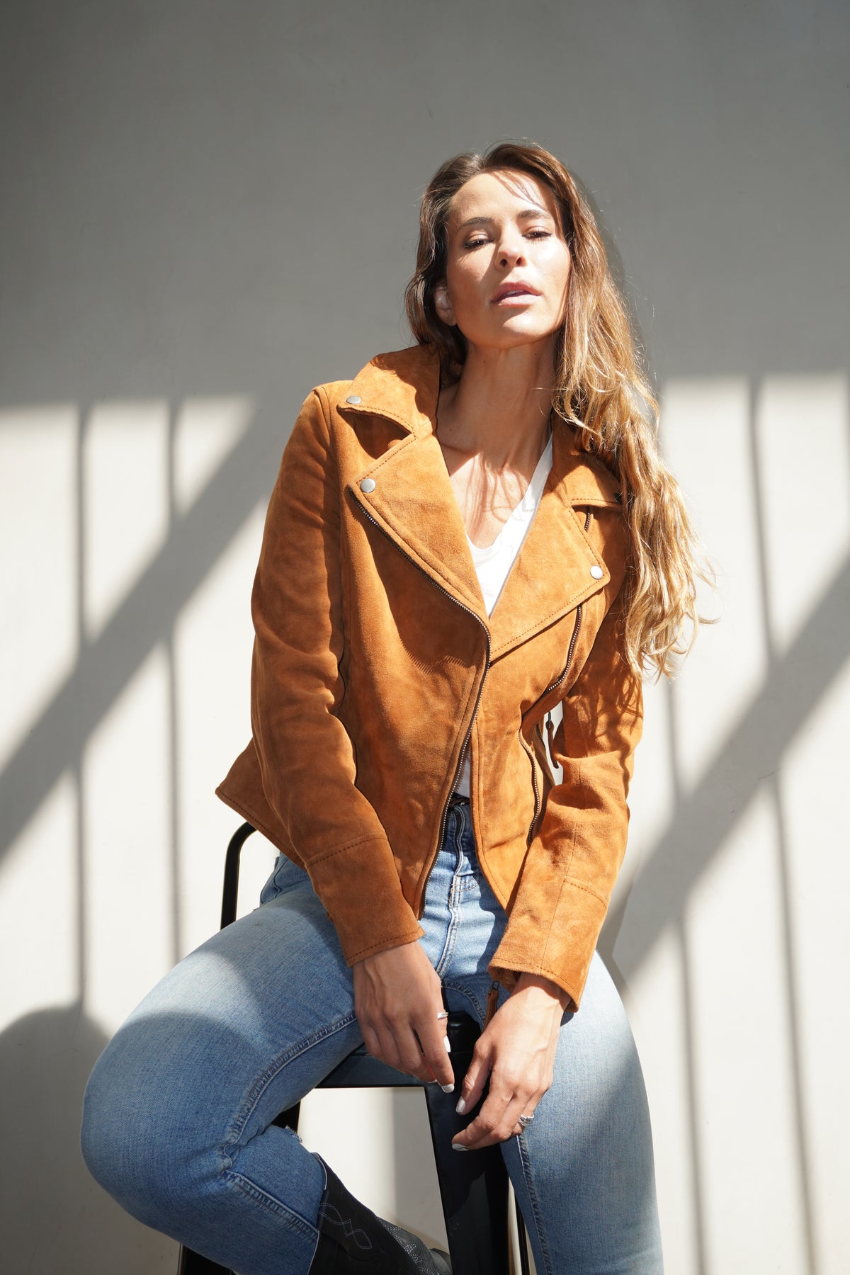 Chaqueta Aura Gamuza Suela