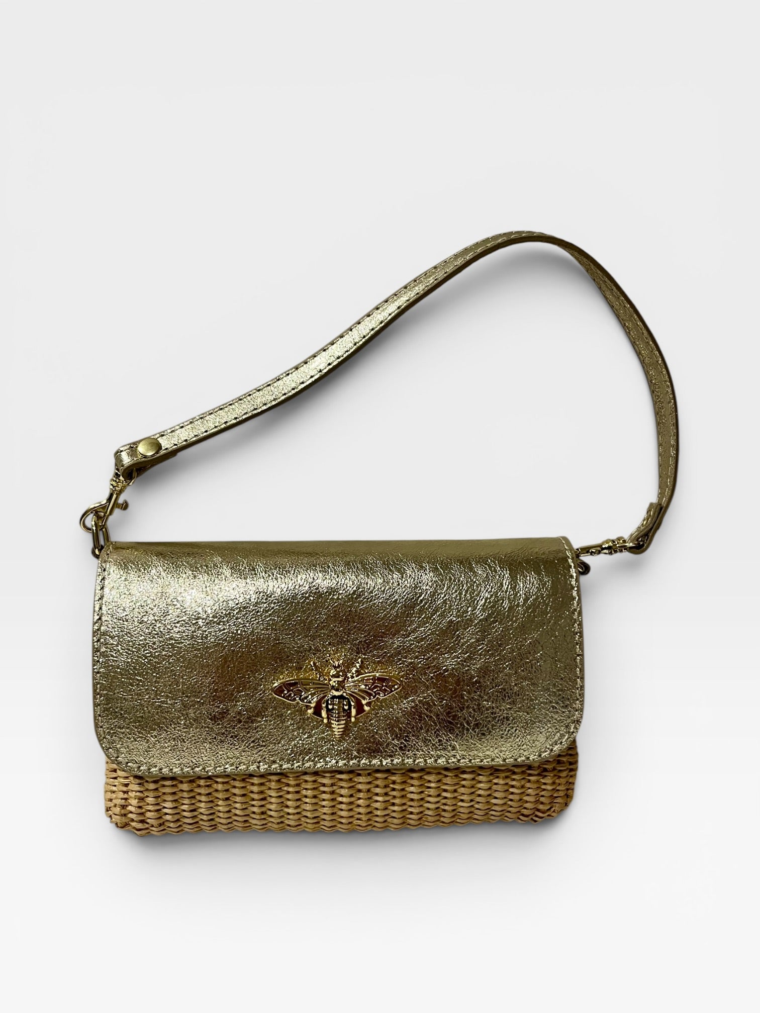 Cartera Sobre Abeja Dorado